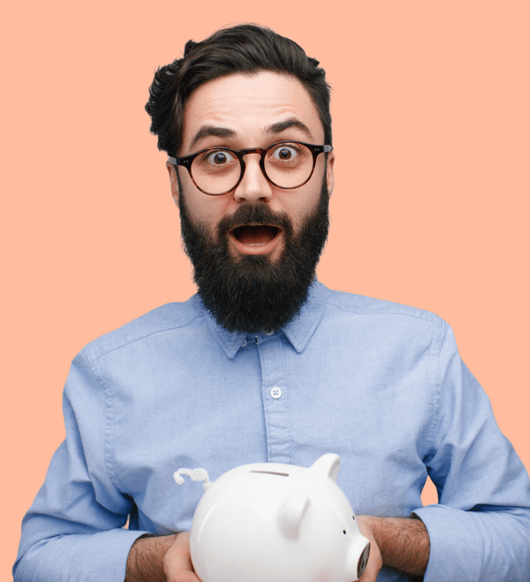 A person is shocked with CashnGo's loan consolidation offer