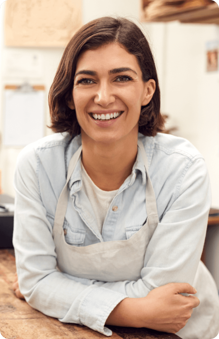 A lady is happy about CashnGo personal loans
