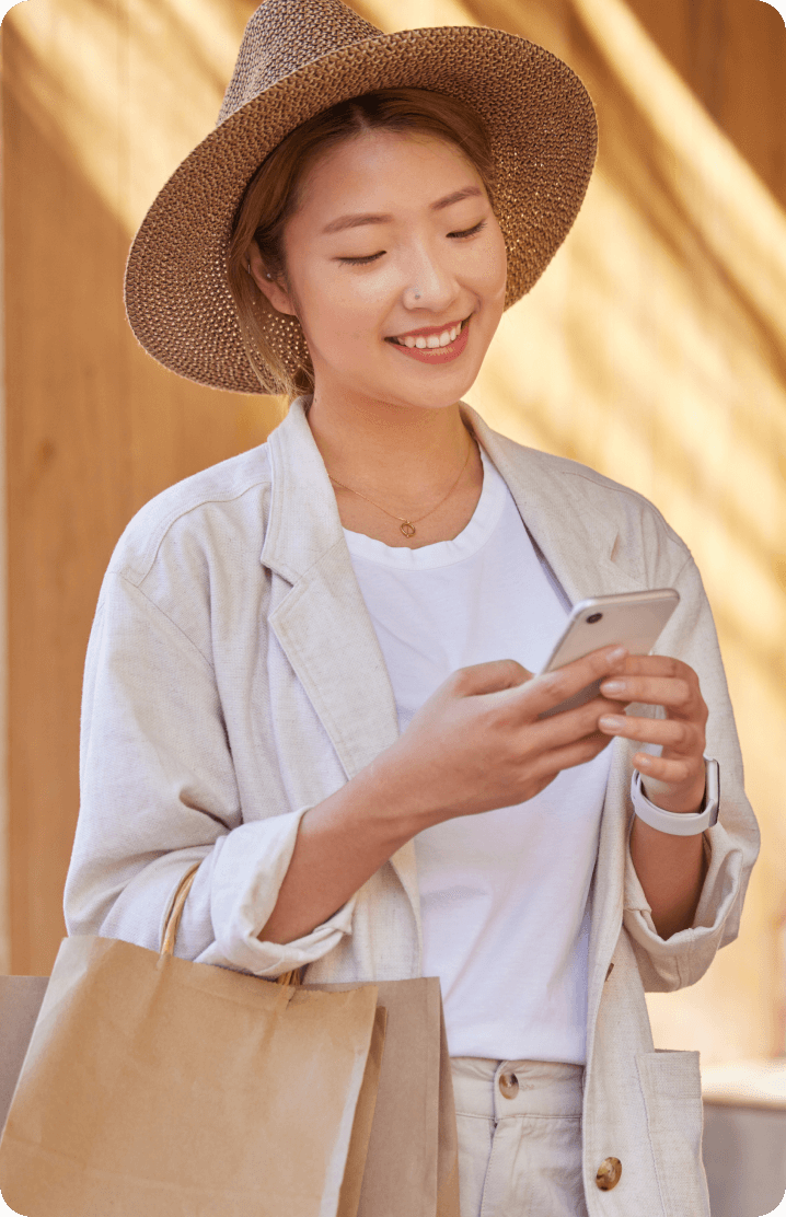 A lady experiencing same day loan