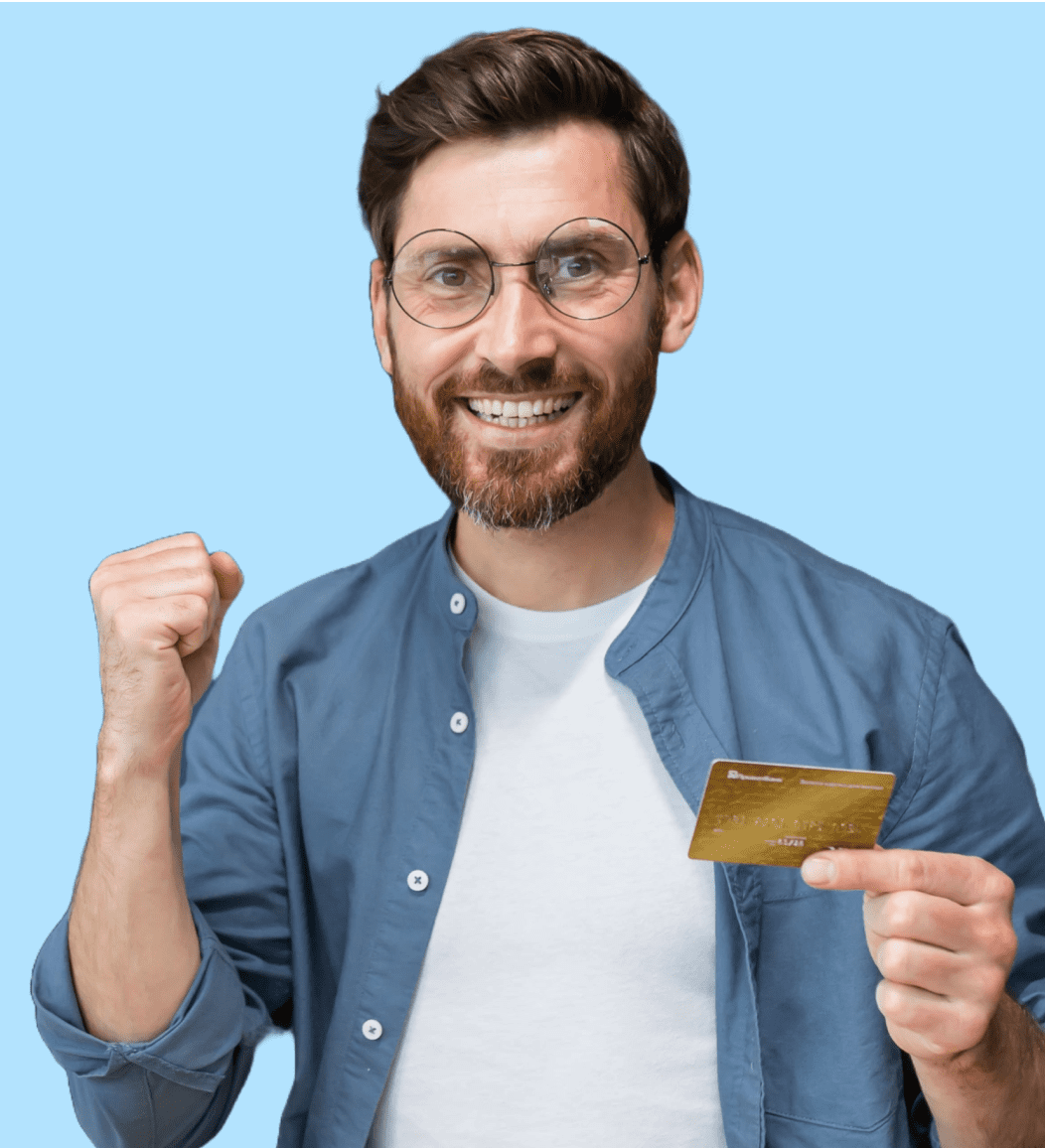 A man is satisfied on CashnGo's repayment flexibility
